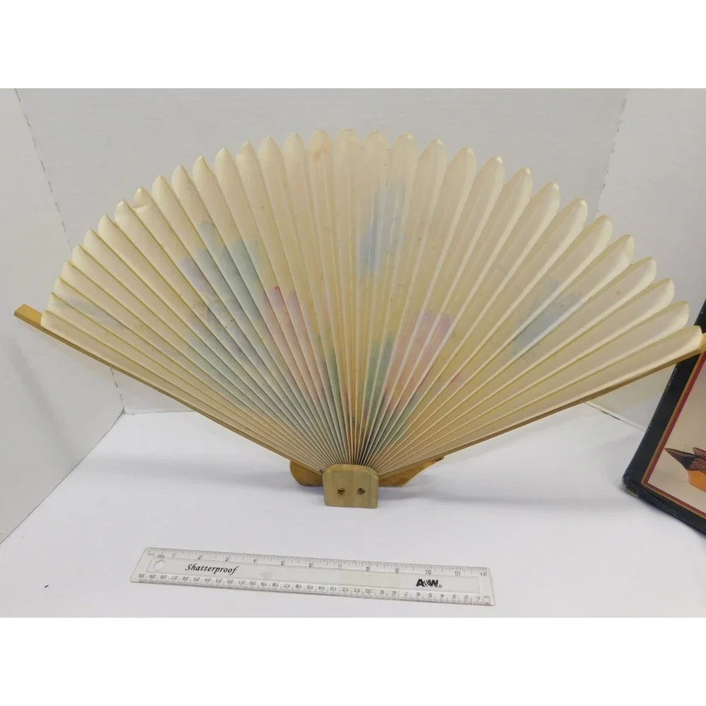 Vintage Chinese Paper Duck Fan